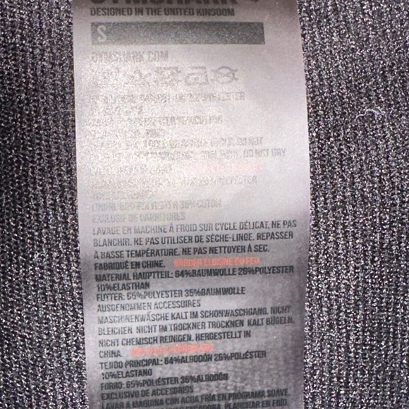 2 for $26 Gymshark Black Cropped Hoodie with Side Zip & Lock Detail Size Small - Picture 6 of 8